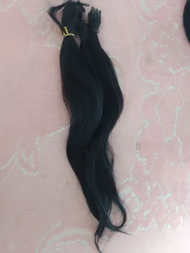 Cabelo preto humano 