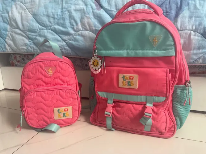 Kit Mochila e Lancheira Luluca