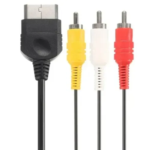 Cabo Av Rca Áudio e Vídeo para Xbox Tv Imagem Cabo xbox 360