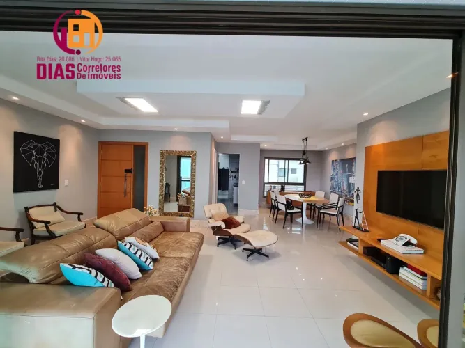 Vendo em exclusividade Apartamento no Resort Le Parc com 166m2, 4/4, 3 suítes, 3 vagas e 0