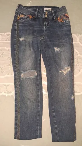 Calça Jeans Feminina -  Patogê - Tamanho 38 