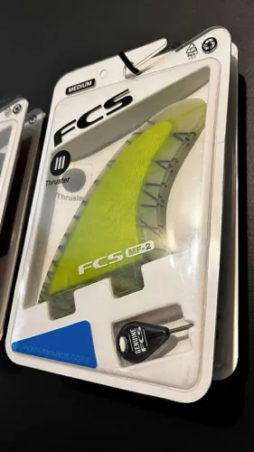 Quilhas Fcs Carbono Mick Fanning Raridade Nova zero km com chave