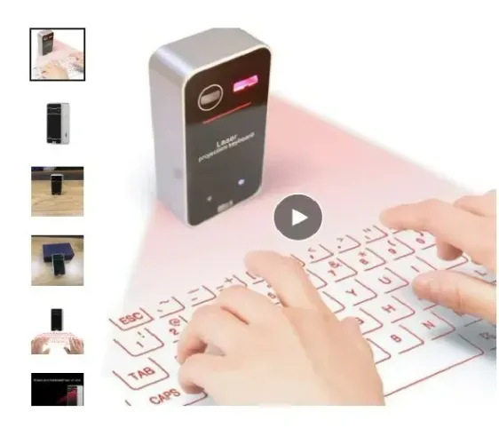 Teclado laser virtual portátil bluetooth