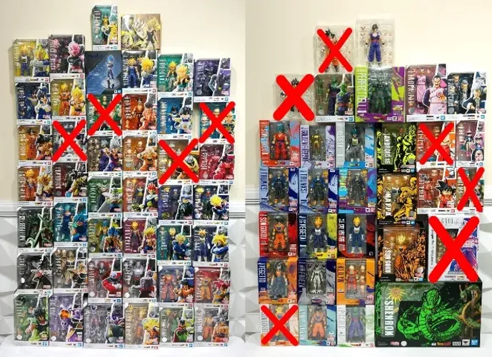 Coleção Bandai Sh Figuarts Dragon Ball Z Super Originais