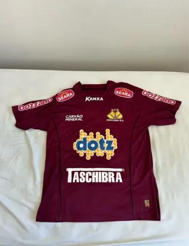camisa criciúma - temporada 2014 - modelo de goleiro
