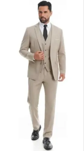 Terno Masculino Palha - Novo, Elegante, Ideal para Casamento e Eventos