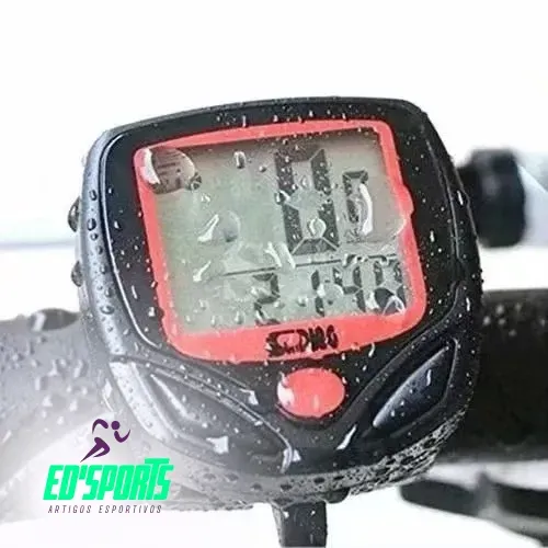 Ciclocomputador Velocimetro Digital Com Fio Para Bicicleta Bike A Prova De Agua