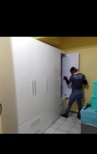 desmontagem carreto e montagem de guarda-roupas ..