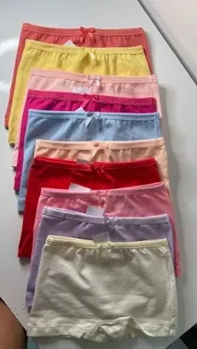 Kit com 3 ou 5 Calcinha Shorts Segurança Box Boxer Menina infantil algodão