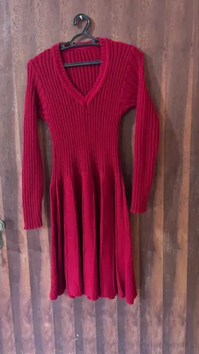 Vestido Vermelho Malha - Tamnho M