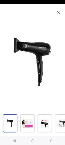 Secador de Cabelo Mondial - Novo