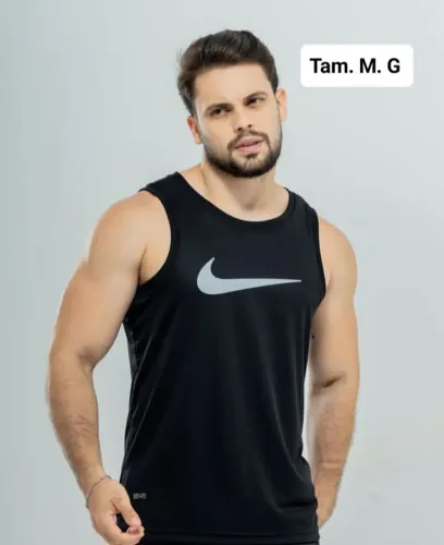 Regata Nike Masculina Preta - Conforto e Estilo