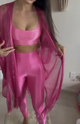 Kimono saída de praia rosa