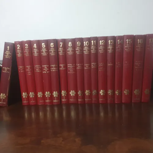 1969. Obra completa Monteiro Lobato - 17 livros. Obras Completas. Raridade.