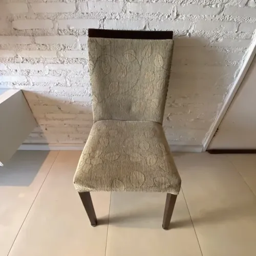 C355 Cadeira usada com problema precisa de restauração para sala cozinha mesa 