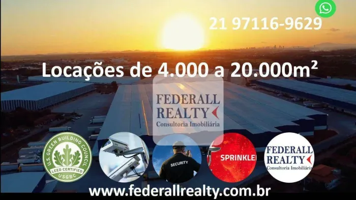 Aluguel galpão em Duque de Caxias é com a Federall Realty