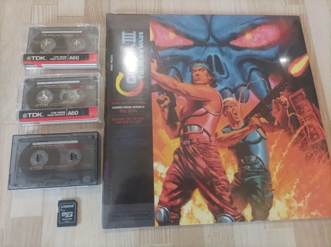 Contra III: The Alien Wars super nintendo - lp Vinil + Fitas K7