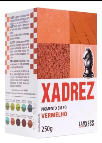 Pigmento em Pó Vermelho Xadrez 250g