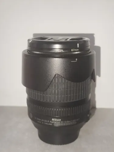 Lente Nikon  18-105mm com filtro CPL