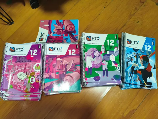 Material FTD - 1º ano Ensino Médio (Vols 1 ao 12)