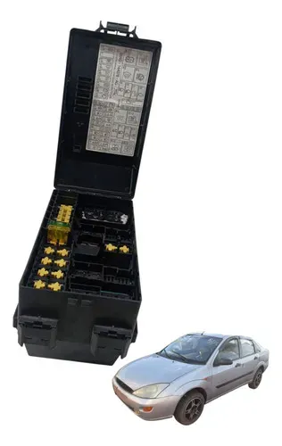 Caixa Fusivel Ford Focus Sedan 2.0 16v Glx 2001 2002 Detalhe