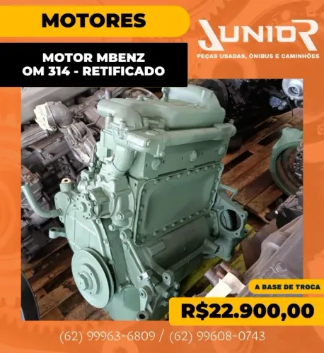 Motor Mercedes-Benz OM 314 Retificado!