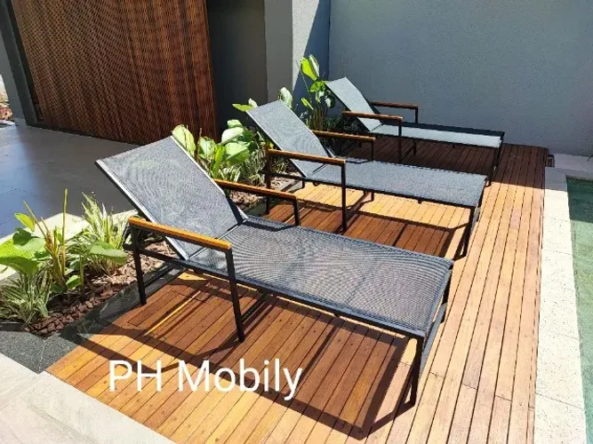 ESPREGUIÇADEIRA DE ALUMÍNIO COM A TELA SLING