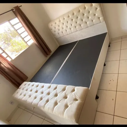 Base  super king  c cabeceira e recamier 