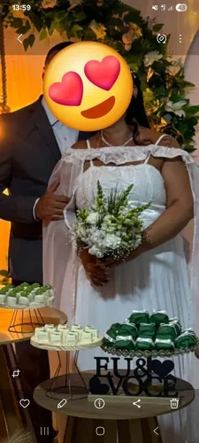 Vestido noiva simples