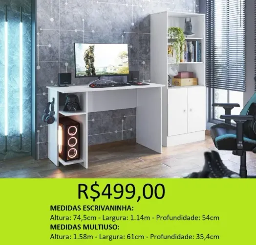 Conjunto completo para escritório - Tá muito barato
