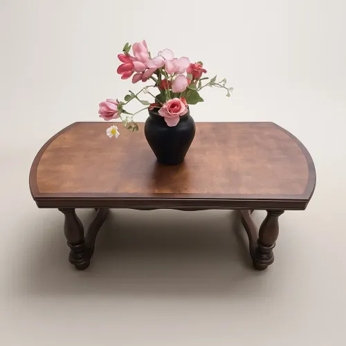 Mesa de Centro Vintage - Madeira Maciça Anos 70 