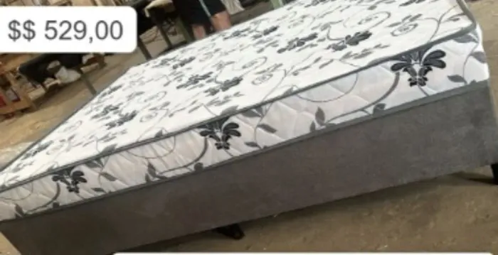 Cama box Black 