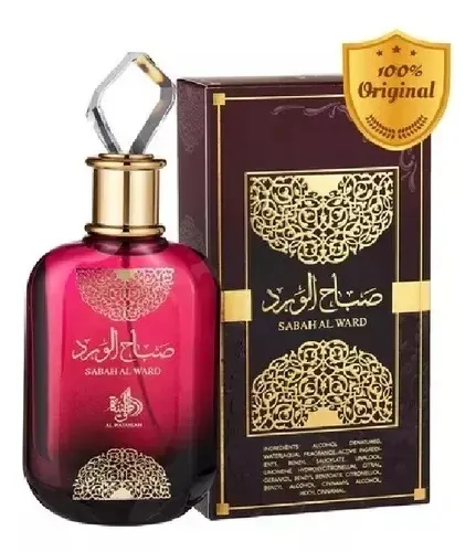 Perfume Sabah Al Ward Al Wataniah Eau De Parfum Árabe Feminino 100ml Original Lacrado
