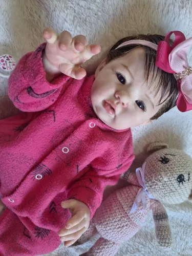 Boneca bebe reborn realista