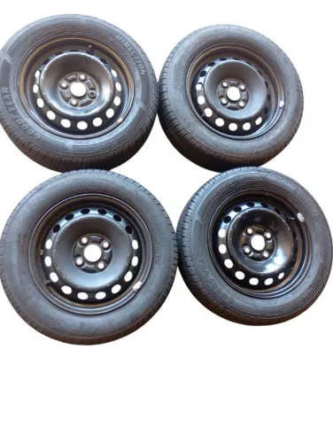 Jogo de roda aro 14 pneu novo 175/65