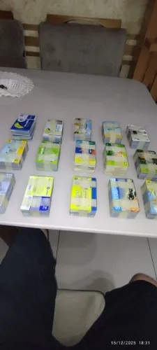 Lote de cartões telefônicos antigo