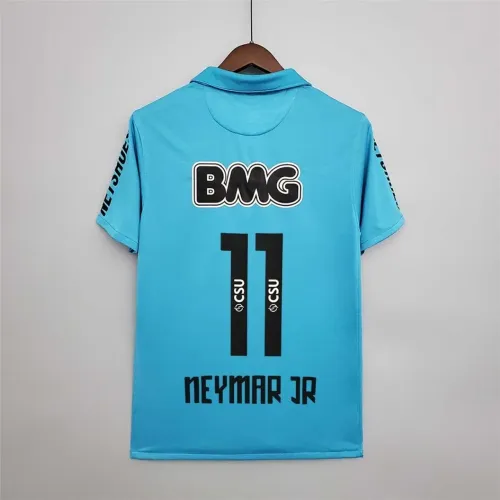 Camisa de time Retrô Neymar Jr. #11 - Azul