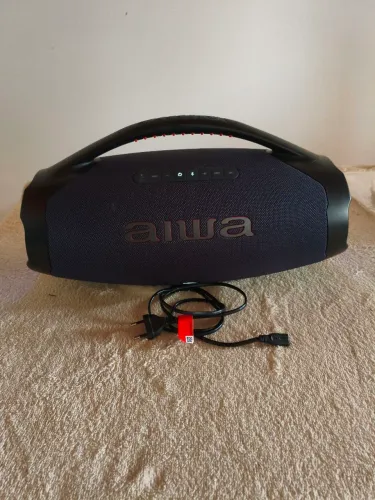 Caixa Aiwa Boombox Plus 200W RMS - Áprova d?água IP66 + Bateria Monstra