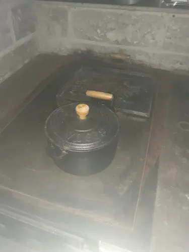 Panela de ferro fundido da marca voges e bifeteira!