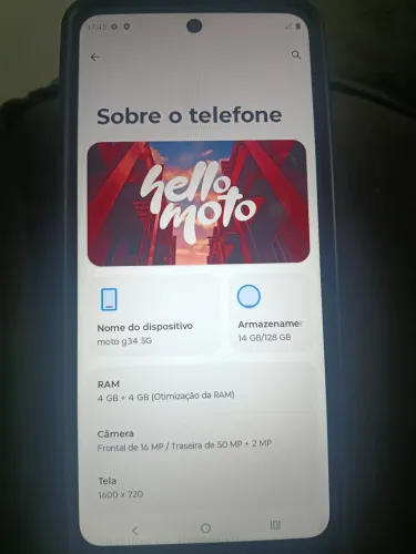 Moto g 34 128gb