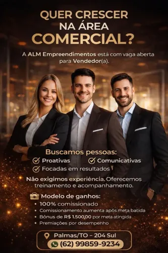 Vendedor com ou sem experiencia 