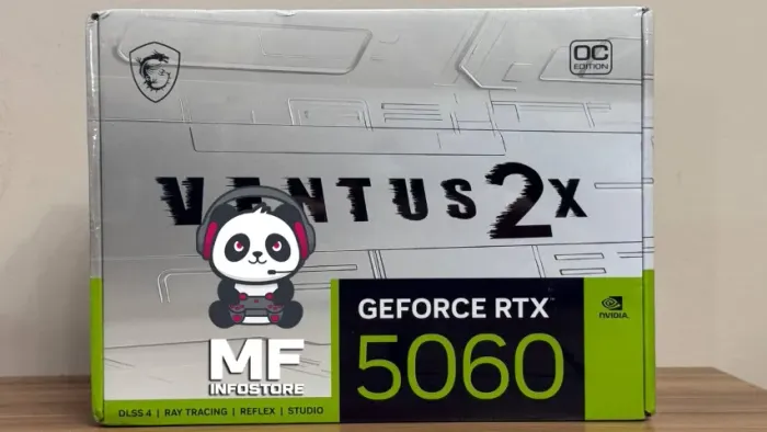 Placa de Vídeo RTX 5060 8GB MSI Ventus White- NOVA