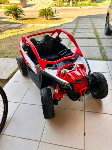 Carrinho Elétrico Infantil - Maverick UTV CAN-AM Vermelho - 24V