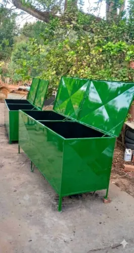 Lixeira grande capacidade 2300lts 