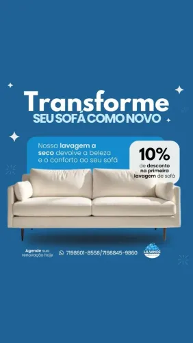 LAVAGEM DE ESTOFADO A SECO