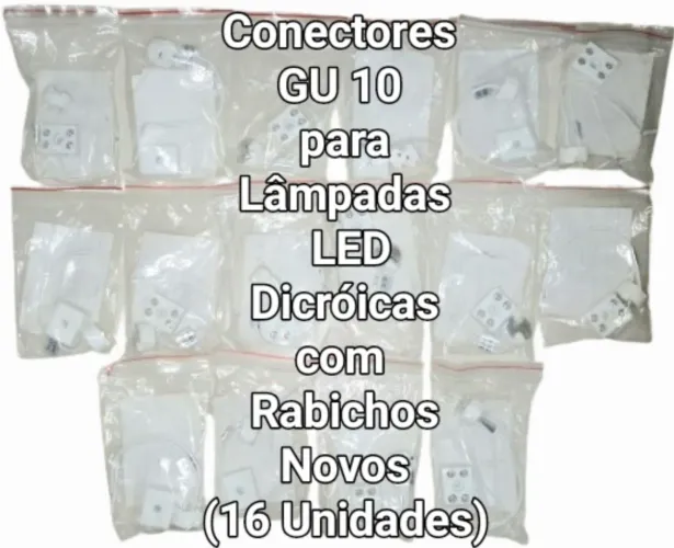Conectores Soquetes para Leds Dicroicas
