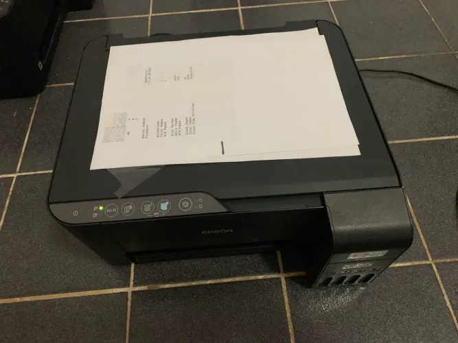 Impressora Epson L3250 com defeito na impressão