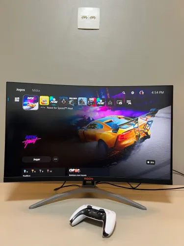 Monitor Gamer AOC Agon 32" Curvo - 165Hz