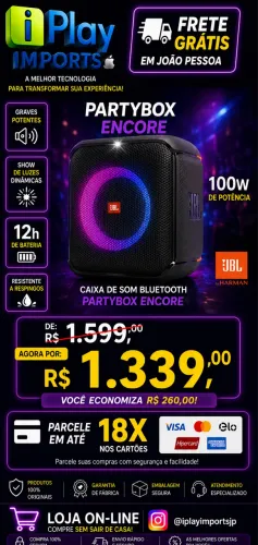 JBL PARTY BOX ENCORE - LACRADA