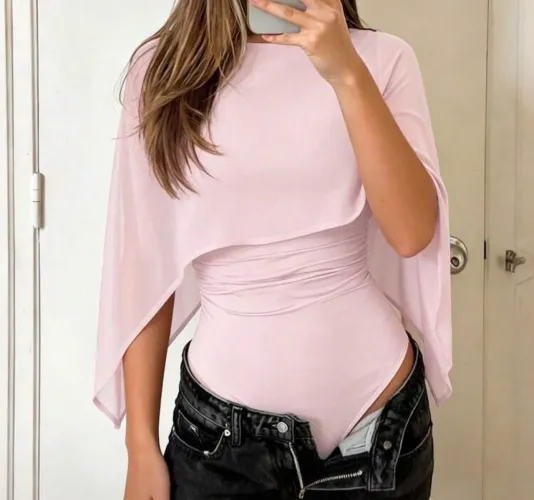 Body SHEIN, nunca usado na cor Rosa